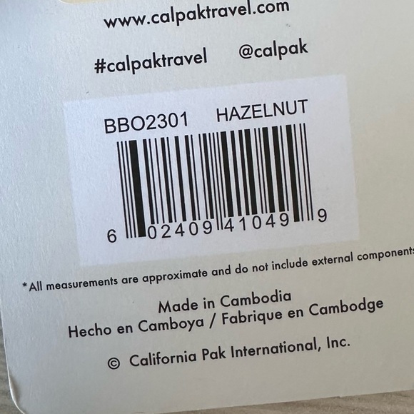 NWT CALPAK Luka Belt Bag Chocolate Brown Hazelnut - Picture 7 of 7